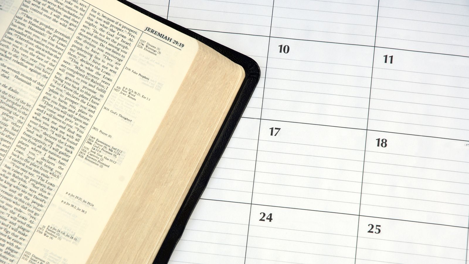 October 2025 Bible Verse Calendar