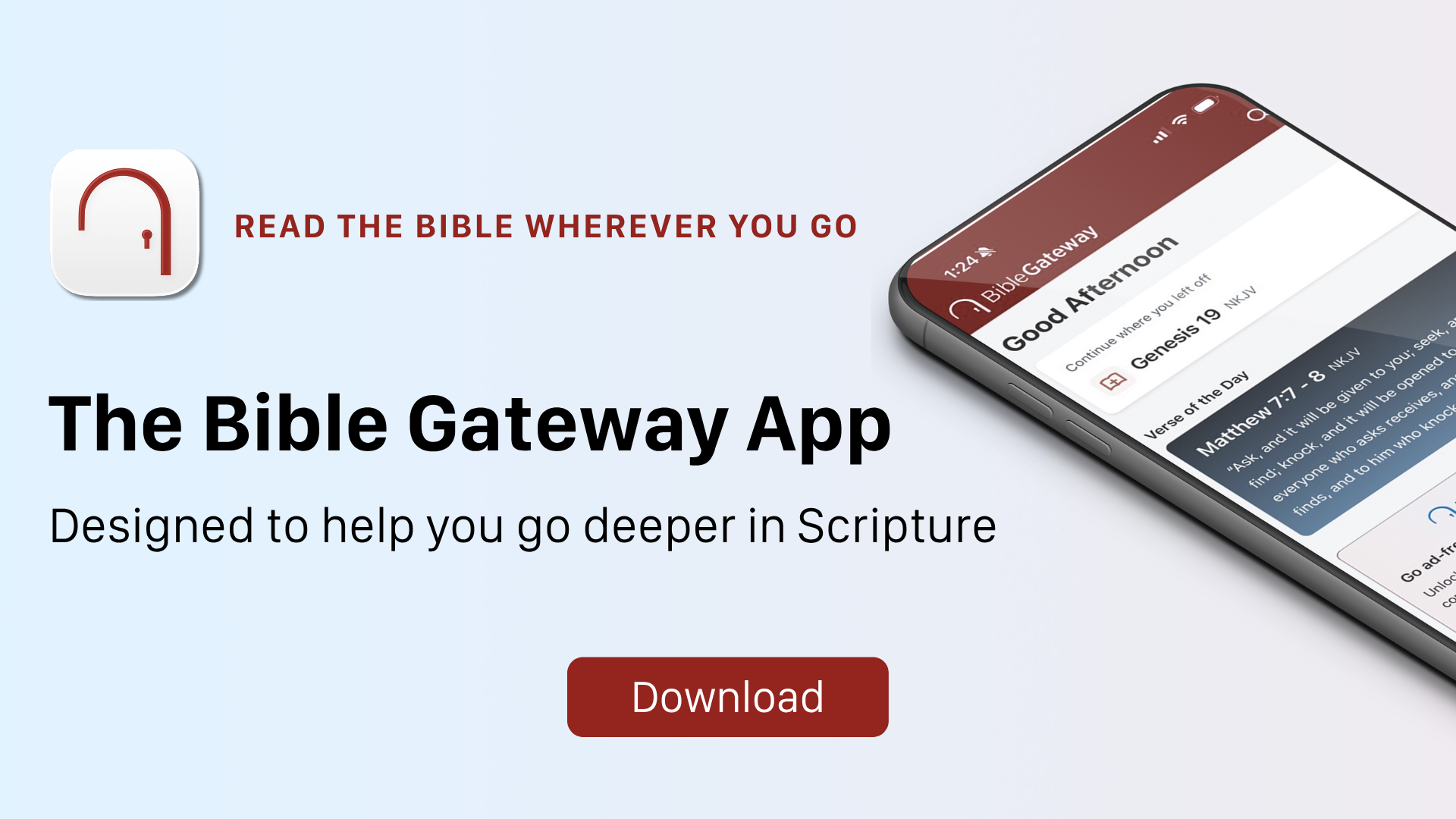 Go deeper with Bible Gateway Plus